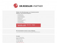 dr-roesler.com Webseite Vorschau