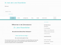 dr-rosenloecher.de Webseite Vorschau