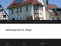 dr-rueger.de Webseite Vorschau