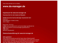 ds-manager.de Webseite Vorschau