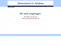 dr-scheibner.de Webseite Vorschau