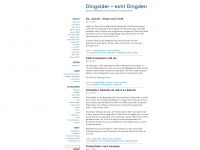 dingsider.wordpress.com Webseite Vorschau