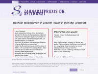 dr-sellhorst.de Webseite Vorschau