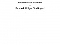 dr-sindlinger.de Webseite Vorschau