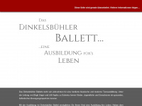 dinkelsbuehler-ballett.de Webseite Vorschau