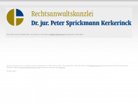 dr-sprickmann.de Webseite Vorschau