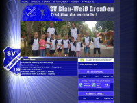 sv-blau-weiss-greussen.de Webseite Vorschau