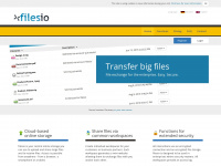 filesio.net Webseite Vorschau