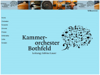 kammerorchester-bothfeld.de Webseite Vorschau