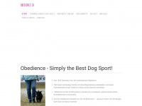 obedience.ch Webseite Vorschau