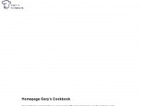 garyscookbook.de Webseite Vorschau