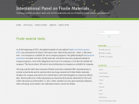 fissilematerials.org Webseite Vorschau