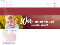 berufe-der-kirche-bamberg.de Webseite Vorschau