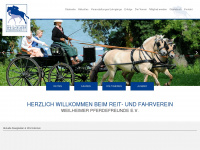 weilheimer-pferdefreunde.de Webseite Vorschau