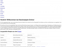 backrezepte-online.de Webseite Vorschau