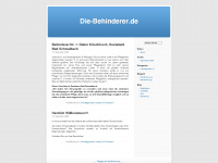 diebehinderer.wordpress.com Webseite Vorschau