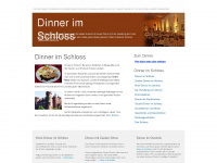 dinner-im-schloss.com Webseite Vorschau