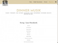 dinner-musik.de Webseite Vorschau