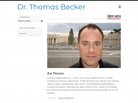 dr-thomas-becker.de Webseite Vorschau