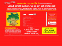 deutscher-urlaub24.de Webseite Vorschau