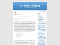 doedelmeier.wordpress.com Webseite Vorschau