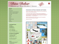 dino-dekor.de Webseite Vorschau