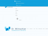 dr-wittschier.de Webseite Vorschau