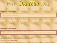 draceum.de Webseite Vorschau