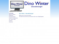 dinowinter.de Webseite Vorschau