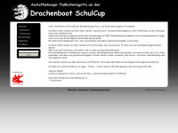 drachenboot-schulcup.de Webseite Vorschau