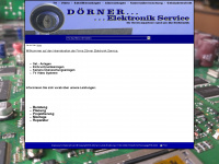 doerner-elektronik.de Webseite Vorschau
