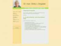 doerte-von-drigalski.de Webseite Vorschau
