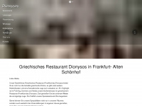 dionysos-frankfurt.com Webseite Vorschau