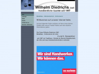 diedrichs-metallbau.de Webseite Vorschau