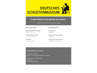 deutsches-schustermuseum.de Webseite Vorschau