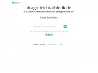 drago-leichtathletik.de Webseite Vorschau