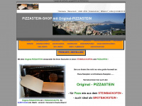 pizzastein-shop.de Webseite Vorschau