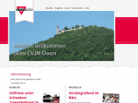 cvjm-owen.de Webseite Vorschau