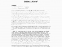 kennt-wayne.de Webseite Vorschau