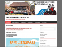 trachtenkapelle-kinzigtal.de Webseite Vorschau