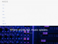 neos-music.com Webseite Vorschau