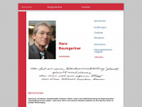 hansbaumgartner.info Webseite Vorschau