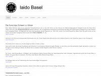 iaido-basel.ch Webseite Vorschau