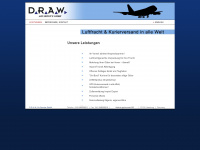 draw-transport.de Webseite Vorschau
