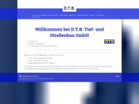 dtb-bau.de Webseite Vorschau