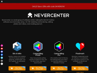 nevercenter.com Webseite Vorschau