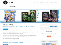 janaparadigi.de Webseite Vorschau