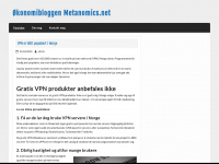 metanomics.net Webseite Vorschau