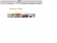 sarah-finn.de Webseite Vorschau