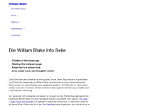 william-blake.de Webseite Vorschau